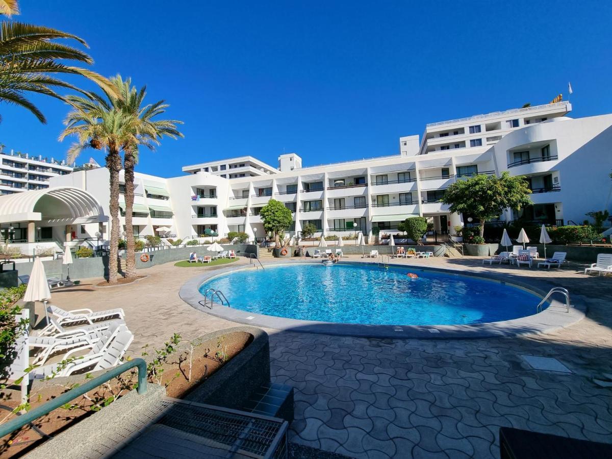 Apartment Casa Palmera Only 150 Meters To The Beach, Heated Pool, Wifi, Sat-Tv, Balcony With Poolview Arona  Exterior foto