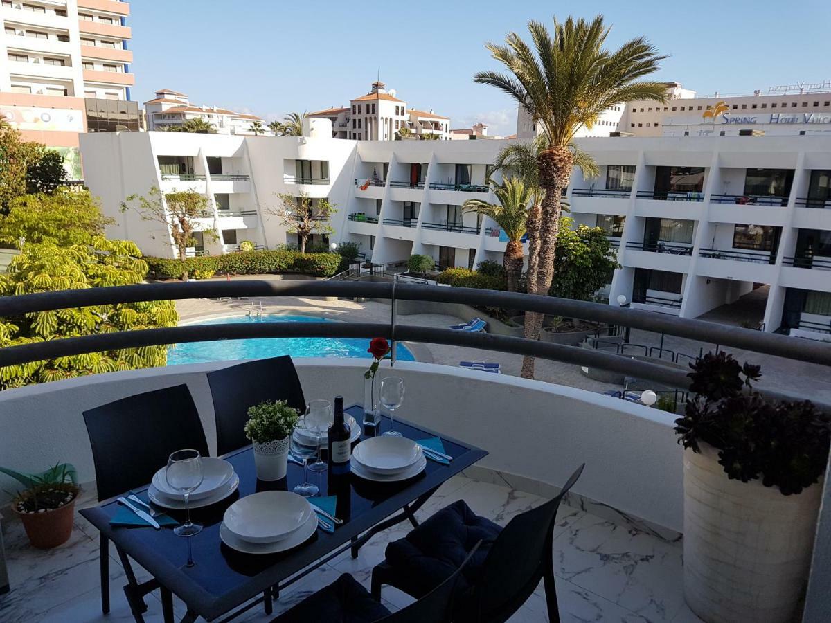 Apartment Casa Palmera Only 150 Meters To The Beach, Heated Pool, Wifi, Sat-Tv, Balcony With Poolview Arona  Exterior foto
